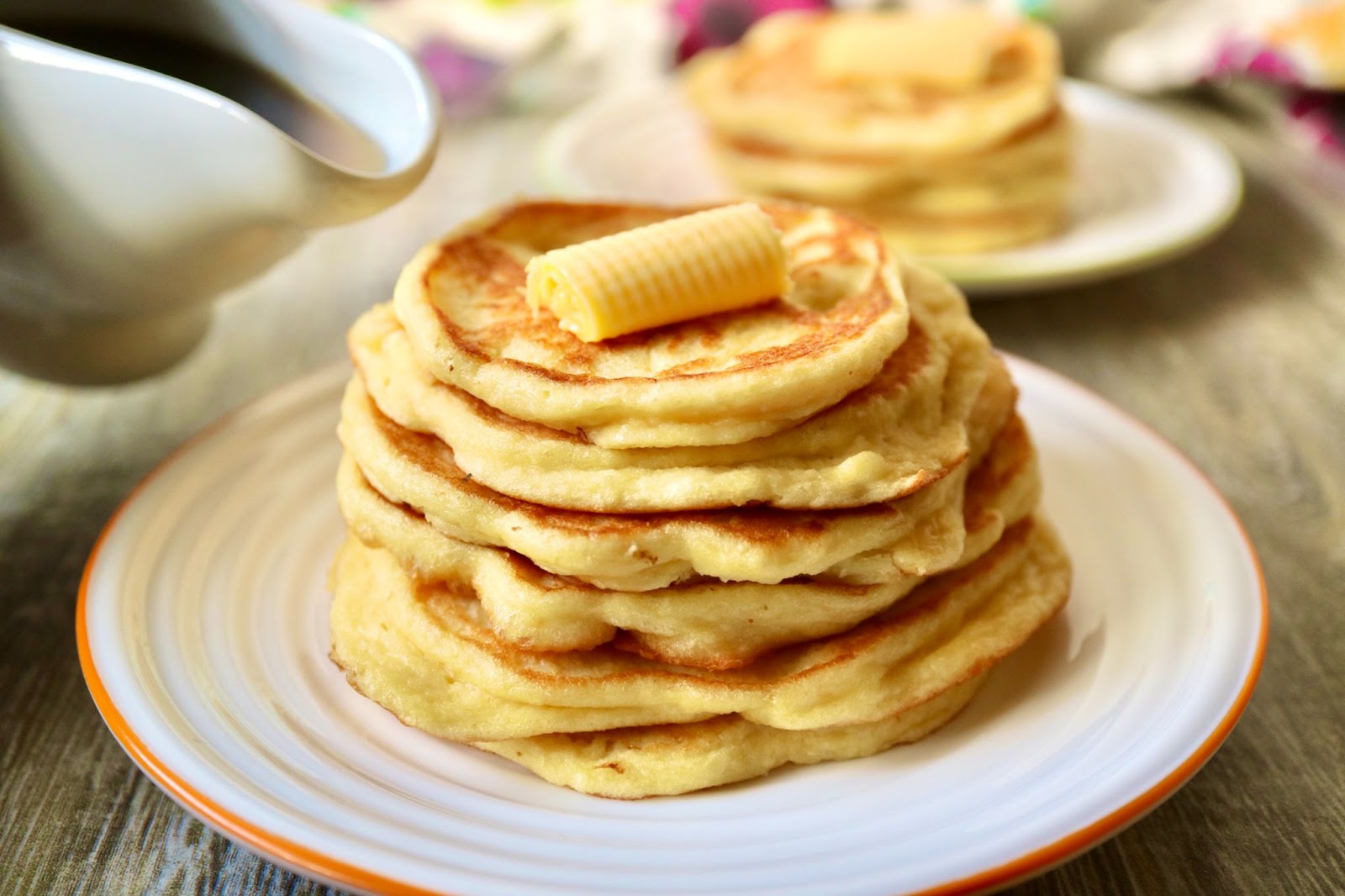 keto pancake with syrup
