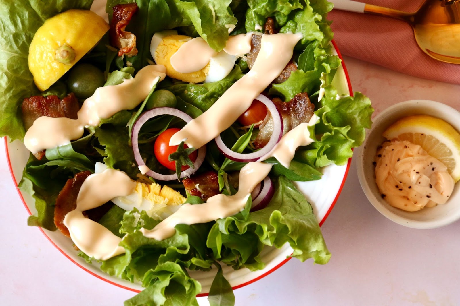 keto salad with mayo